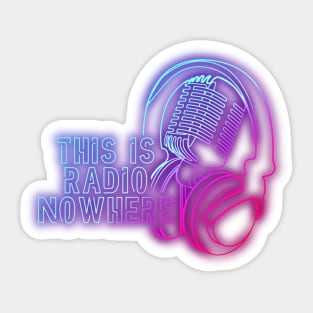 This is Radio Nowhere Sticker